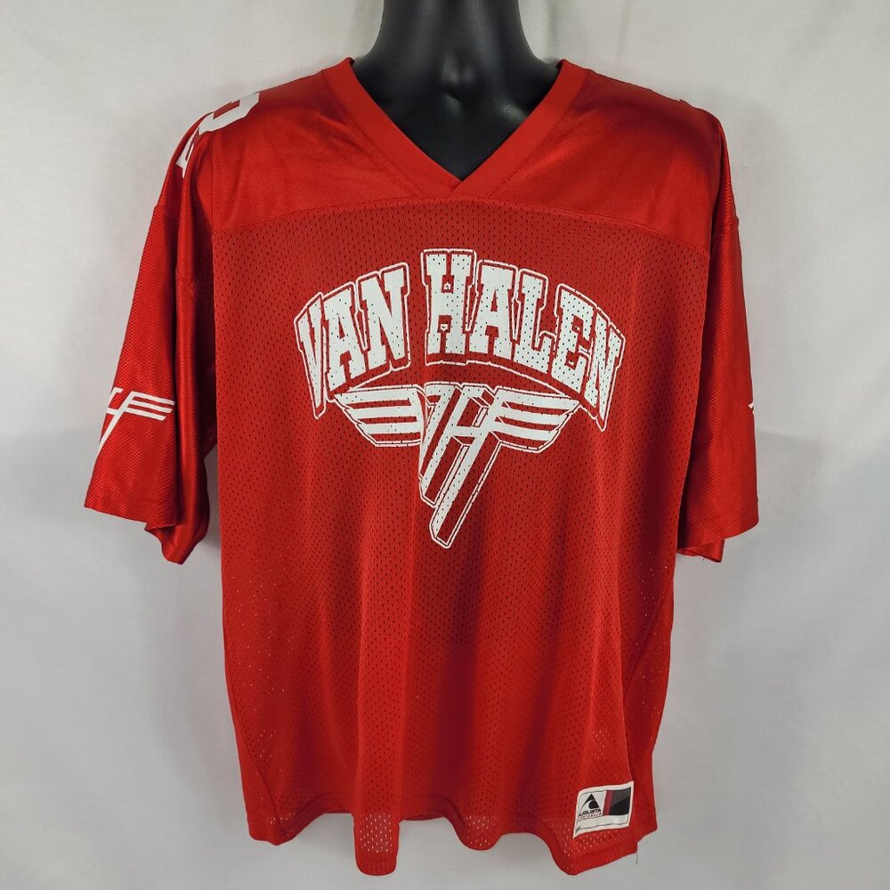 Van Halen #12 Tour Concert Football Jersey Augusta Sportswear Mens Size XL